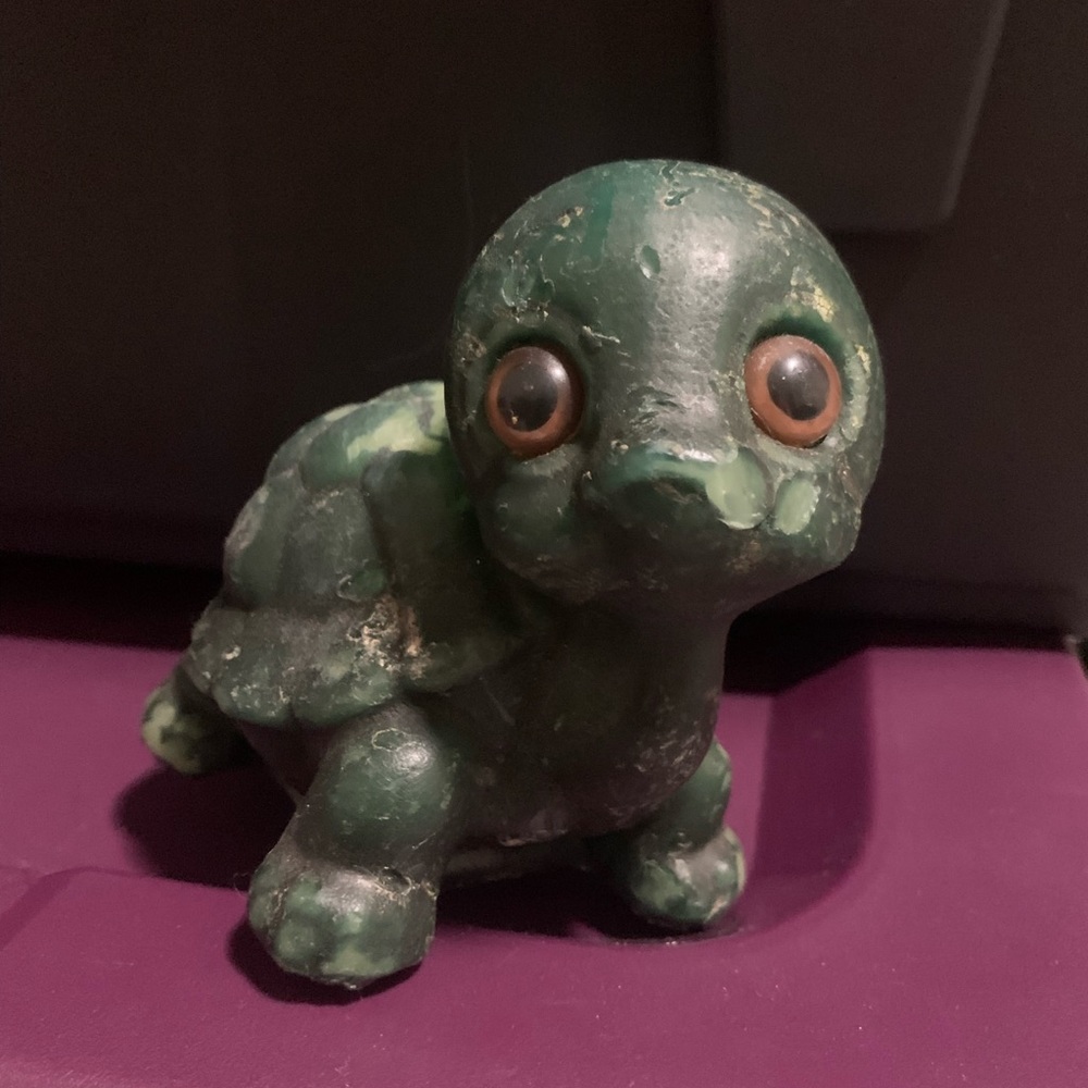 Vintage Turtle Candle